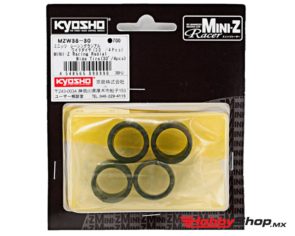 Kyosho - Mini-Z 11Mm Wide Racing Radial Tire (4) (30 Shore) En Existencia