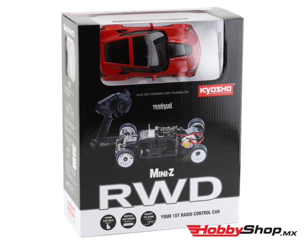 Kyosho - Mini-Z Rwd Series Ready Set Chevrolet Corvette Zr1 Torch Red (With Led) En Existencia