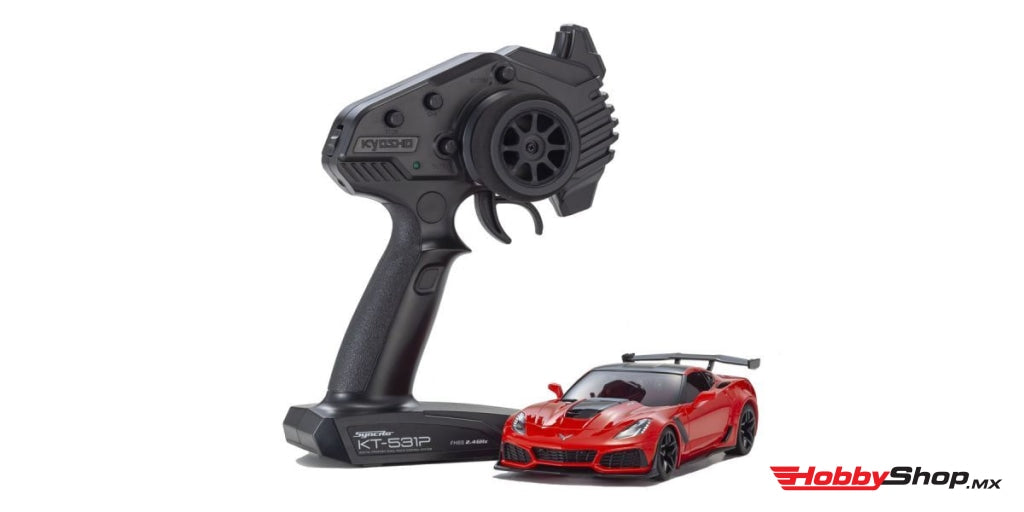 Kyosho - Mini-Z Rwd Series Ready Set Chevrolet Corvette Zr1 Torch Red (With Led) En Existencia
