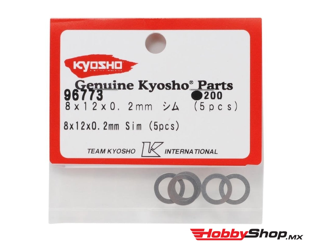 Kyosho - Rondanas De 8X12X0.2Mm (5 Piezas) En Existencia