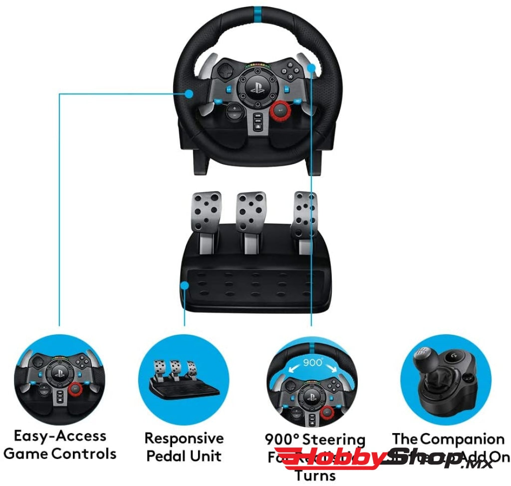 Logitech G29 Driving Force - Juego De Volante Y Pedales Sobrepedido