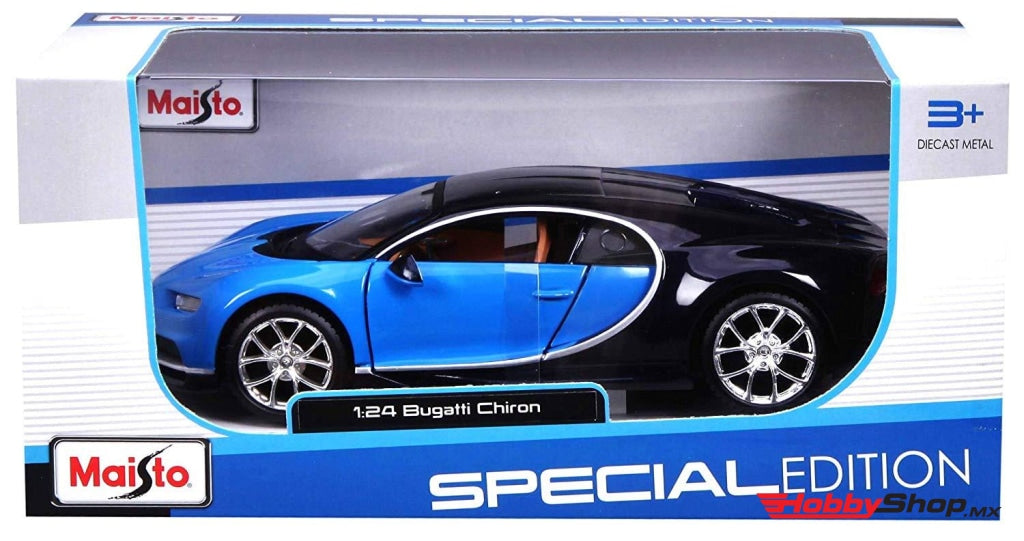 Maisto - Bugatti Chiron Año 2016 Escala 1/24 En Existencia