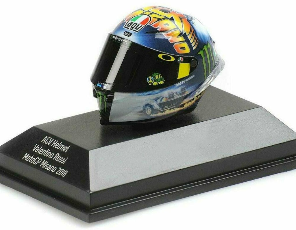 Minichamps - Agv Helmet Valentino Rossi Motogp Misano 2018 En Existencia