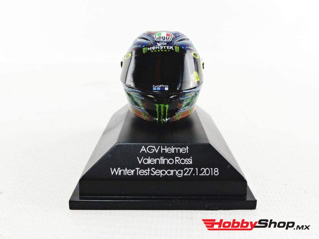 Minichamps - Agv Helmet Valentino Rossi Winter Test Sepang 27.01.2018 En Existencia