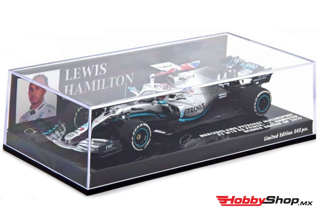 Minichamps - Mercedes-Amg Petronas Motorsport F1 W10 Eq Power+ Lewis Hamilton W. Flag Winner British