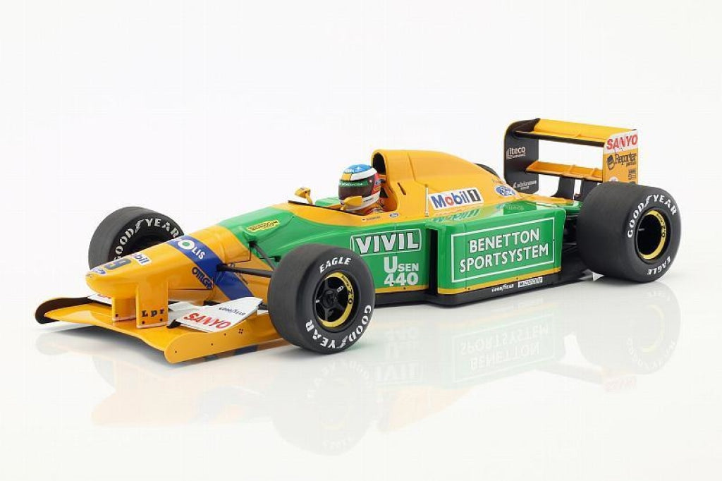 Minichamps - Michael Schumacher Benetton B192 #19 3Rd Italy Gp F1 1992 Escala 1:18 En Existencia