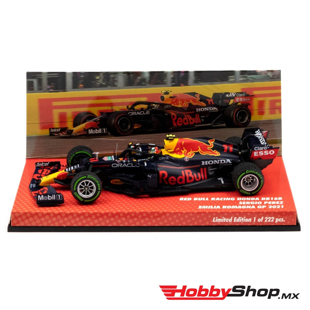 Minichamps - Red Bull Racing Rb16B #11 Sergio Pérez Emilia Romagna Gp 2021 Escala 1:43 En Existencia