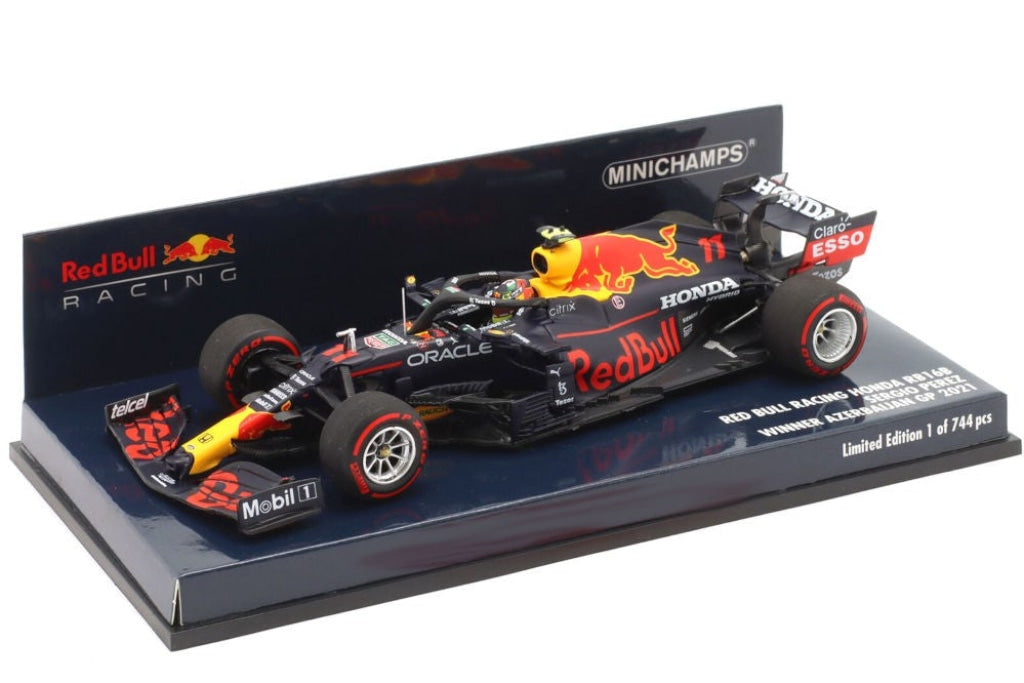 Minichamps - Red Bull Rb16B #11 Sergio Pérez Ganador Azerbaiyán Gp F1 2021 Escala 1:43 En Existencia