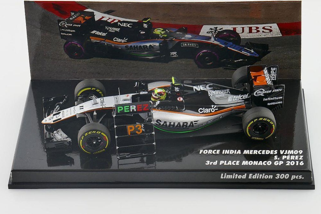 Minichamps - Sahara Force India F1 Mercedes Vjm09 Sergio Pérez 3Rd Place Monaco Gp 2016 En