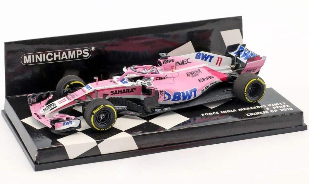 Minichamps - Sahara Force India F1 Mercedes Vjm11 Sergio Pérez 2018 En Existencia