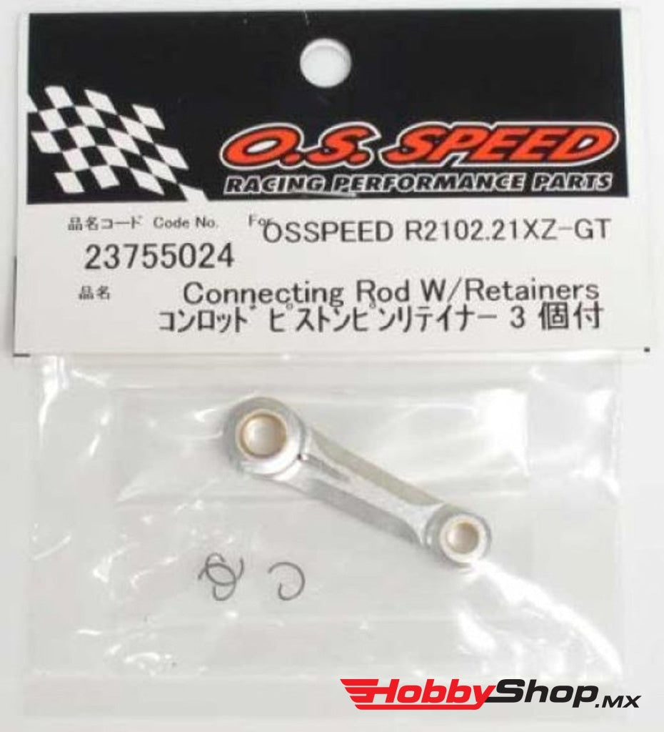 O.s. Speed - Connecting Rod W/Retainers For (R2102)(21Xz-Gt) En Existencia