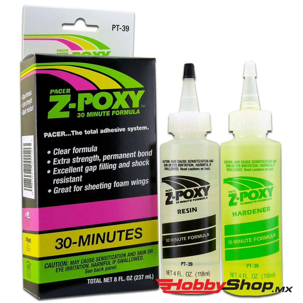 Pacer Technology - Z-Poxy 30 Minute Formula 8Oz En Existencia