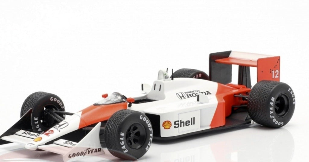 Premium Collectibles - Ayrton Senna Mclaren Mp4/4 #12 F1 Campeón Mundial 1988 1:24 En Existencia