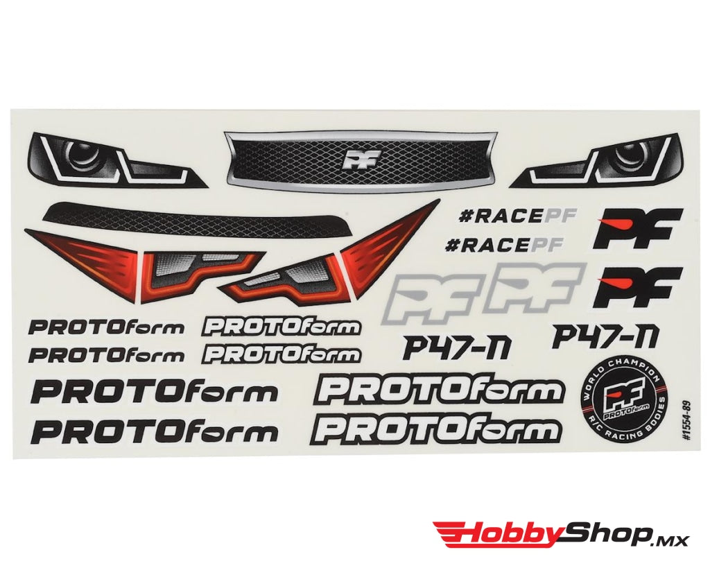 Proline Racing - P47-N Light Weight Carrocería Transparente Para 200Mm Tc En Existencia