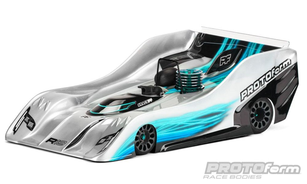 Protoform R19 Pro-Light Weight Clear Body For 1/8 Nitro On Pro155625 En Existencia