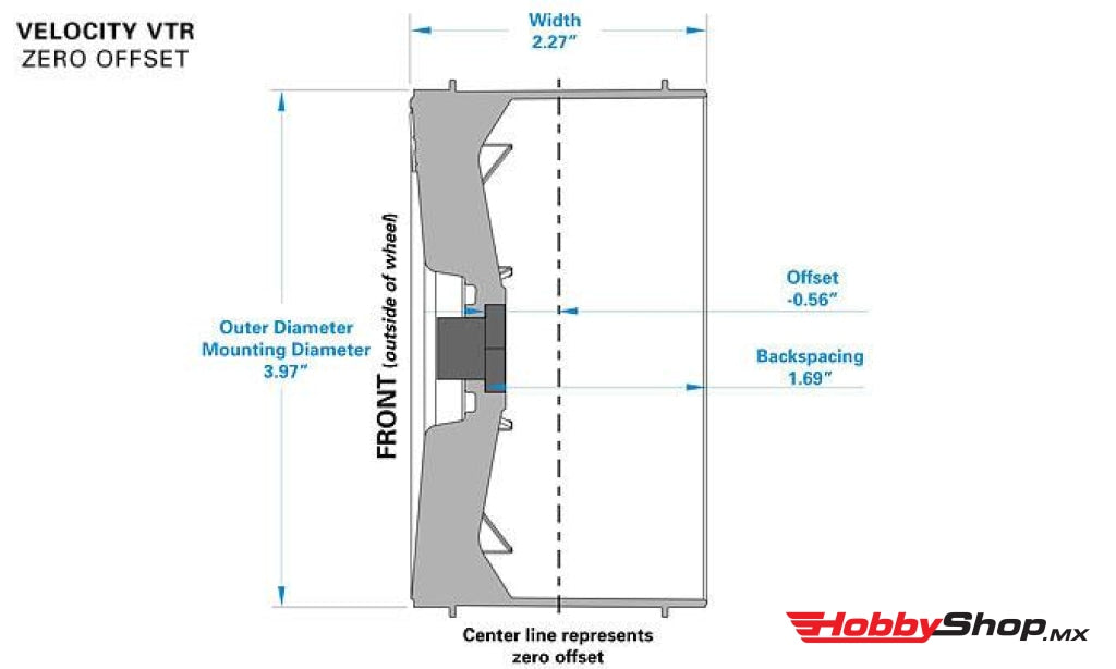 Proline Racing - Rin Velocity Vtr 4.0 Blancas (4 Piezas) En Existencia