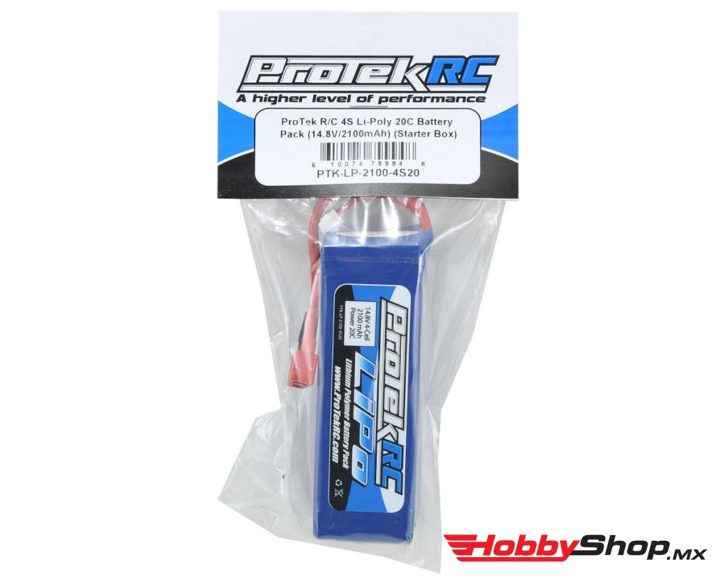 Protek Rc - Paquete De Baterías 4S Lipo 20C (14 8 V / 2100 Mah) (Para Caja Inicio) En Existencia