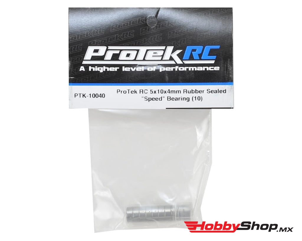 Protek Rc - Rodamientos De Embrague 1/8 Velocidad Sellados Con Goma 5X10X4 Mm (10 Piezas) En