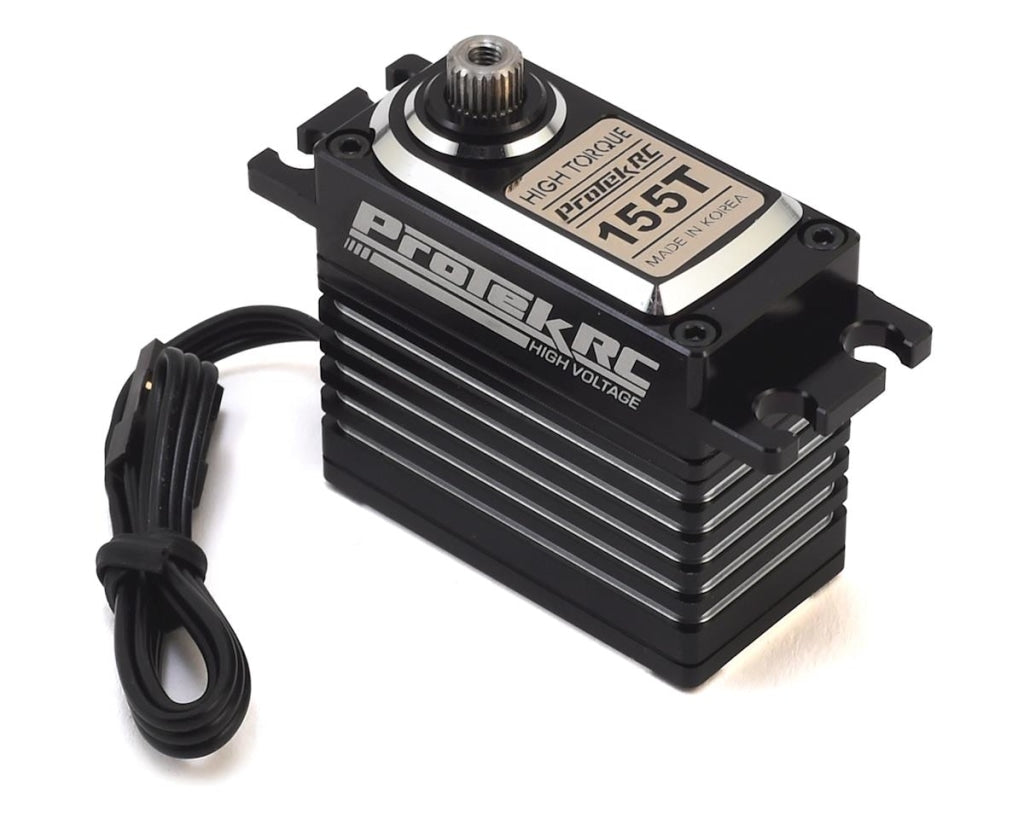 Protek Rc - Servo Del Engranaje Metal Alto Esfuerzo De Torsión 155T Digital Voltaje Caja Metálica En