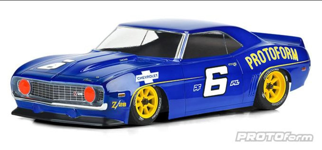 Protoform - 1969 Chevrolet Camaro Z28 Carrocería Transparente Para Clase Vta En Existencia
