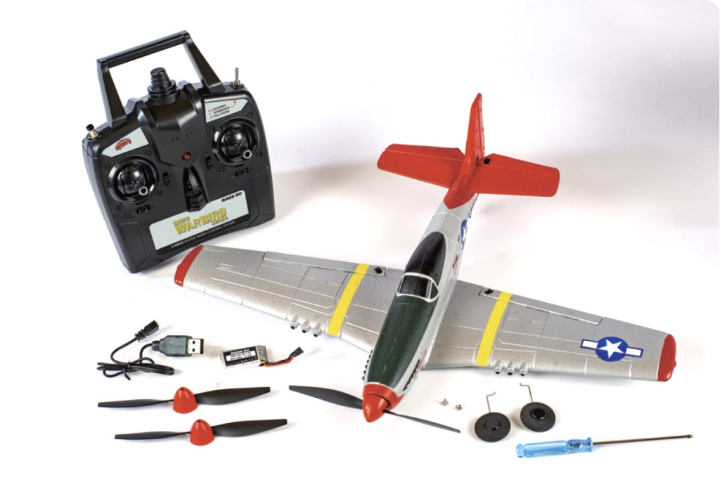 Rage R/C - P-51D Mustang Micro Rtf Airplane W/Pass En Existencia