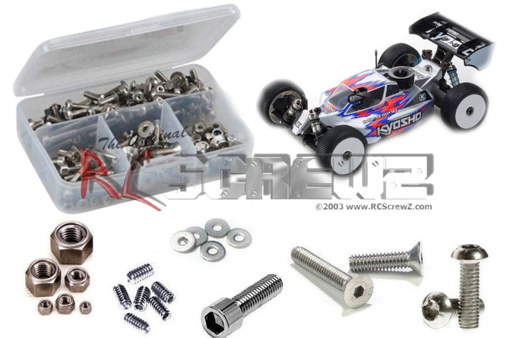 Rc Screwz - Set De Tornillos Para Kyosho Inferno Mp10 1/8Th (#33015B) Stainless Steel Screw Kit En