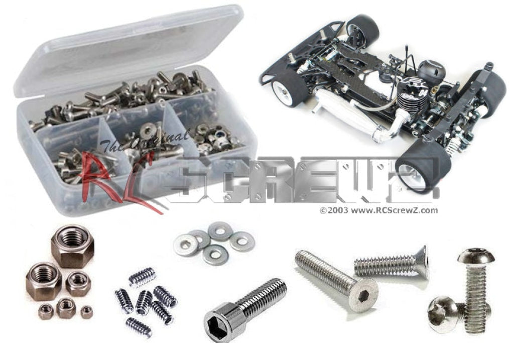 Rc Screwz - Set De Tornillos Para Mugen Seiki Mrx6X Nitro (#h2008) Stainless Steel Screw Kit En