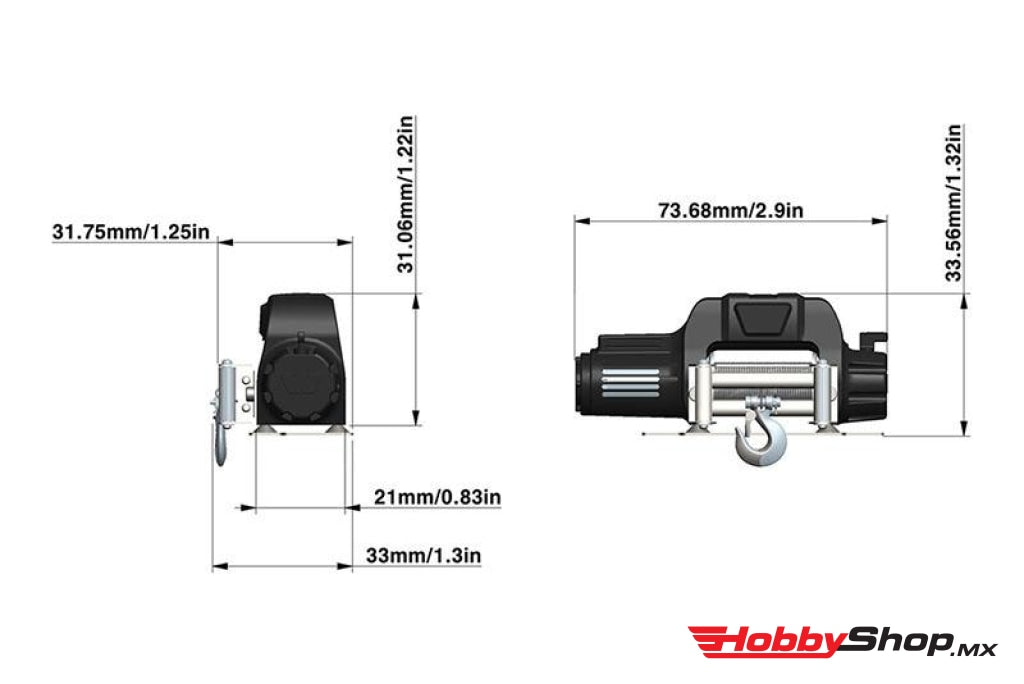 Warn - Cabrestante 1/10 9.5Cti En Existencia