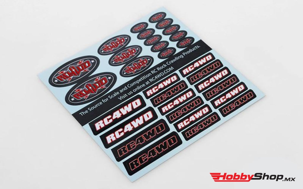 Rc4Wd - Hoja De Calcomanías Pequeña En Existencia