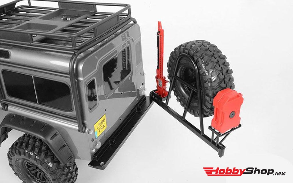 Rc4Wd - Parachoques Trasero Con Soporte De Llanta Abatible Para Traxxas Trx-4 En Existencia