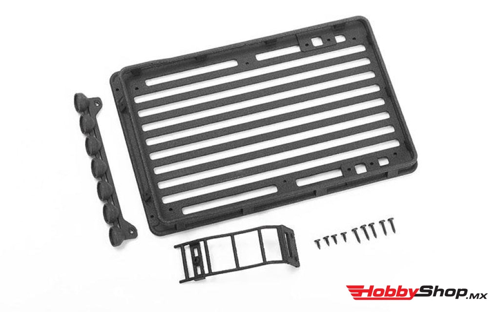 Rc4Wd - Portaequipajes De Techo Micro Series Con Juego Luces Y Escalera Axial Scx24 1/24 Jeep