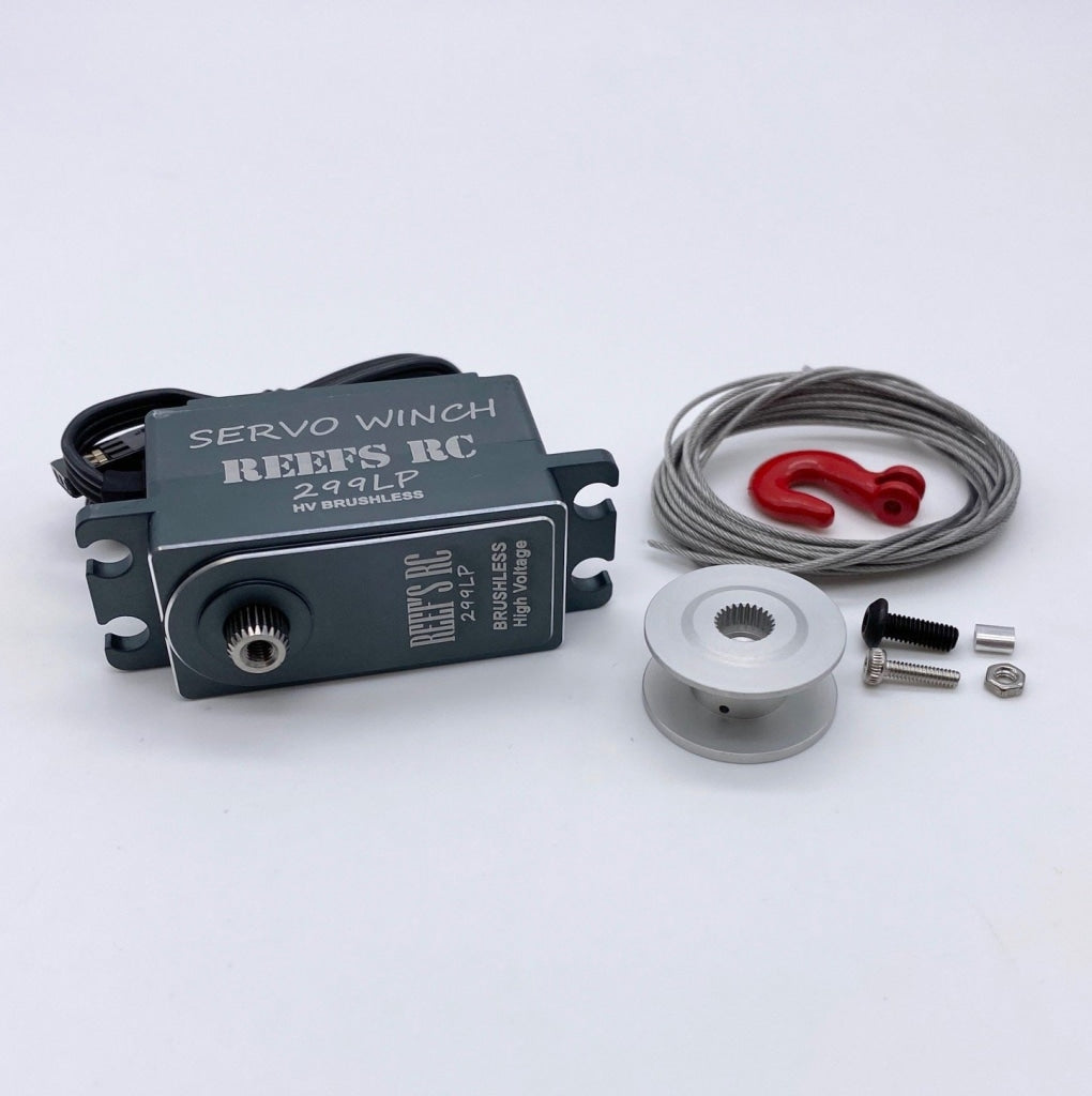 Reefs Rc - 299 Servo Winch De Bajo Perfil Con Controlador Incorporado En Existencia