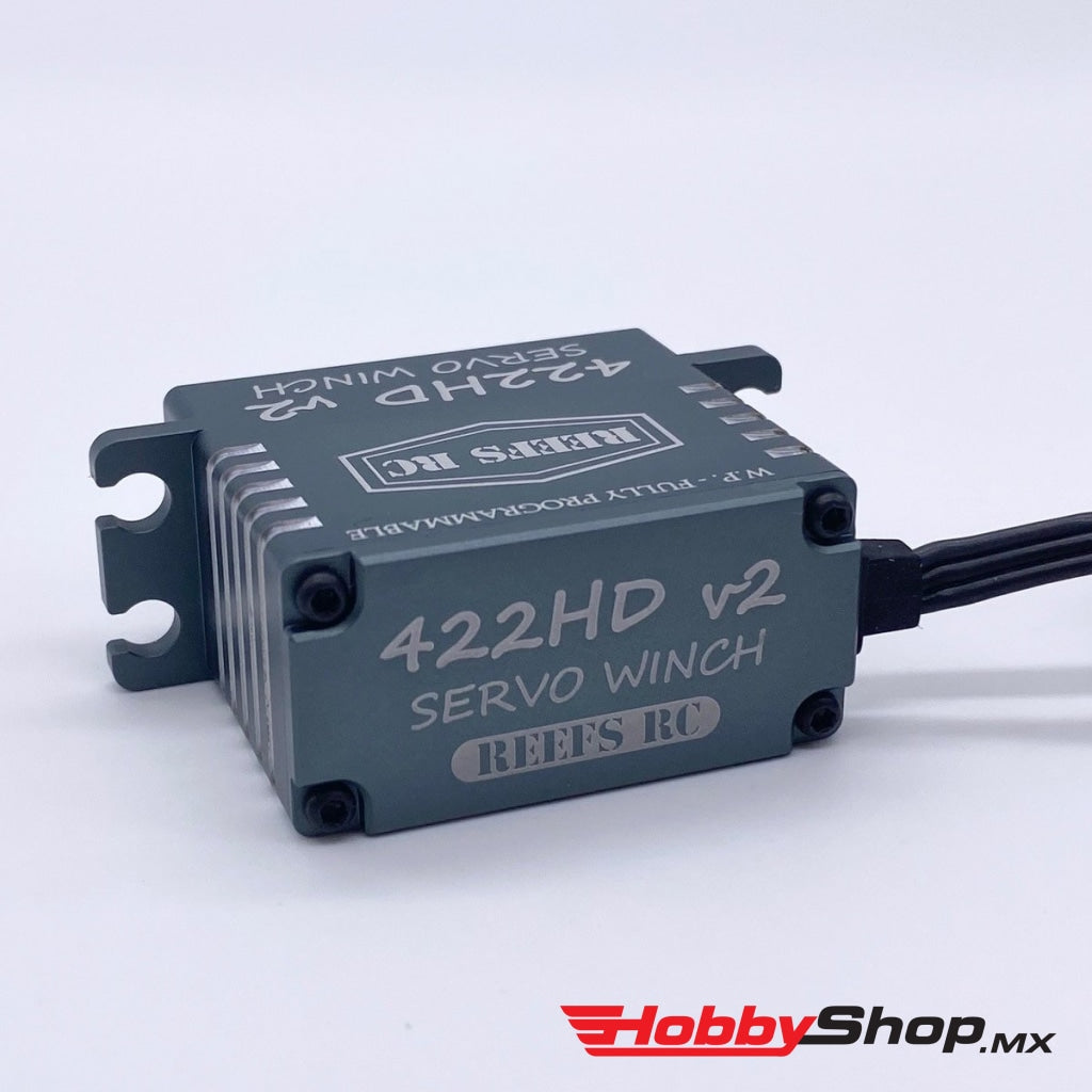 Reefs Rc - 422Hdv2 Servo Winch High Torque Digital Sin Núcleo Con Controlador De Cabrestante