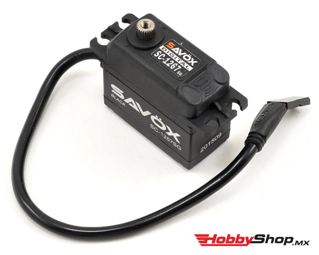 Savox - Black Edition High Torque Digital Servo 0.09Sec / 277Oz @ 7.4V En Existencia