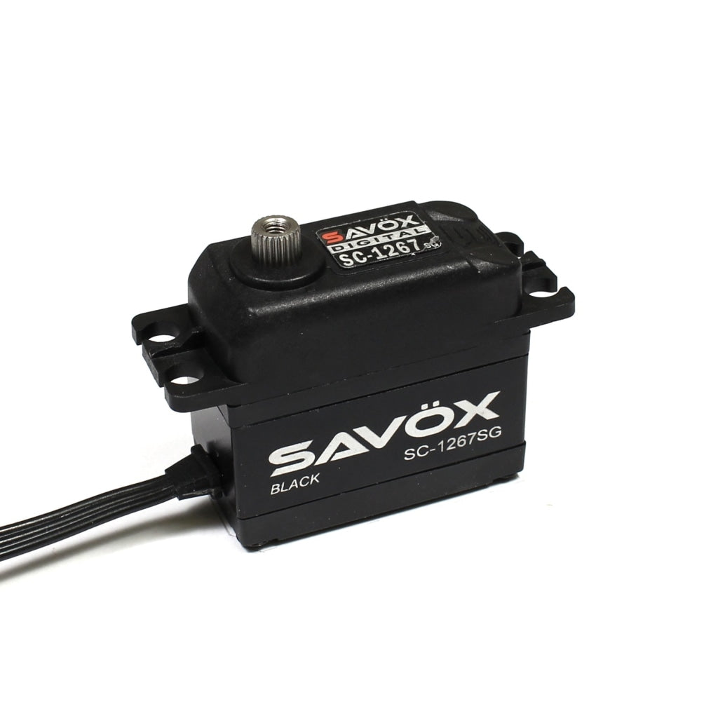 Savox - Black Edition High Torque Digital Servo 0.09Sec / 277Oz @ 7.4V En Existencia