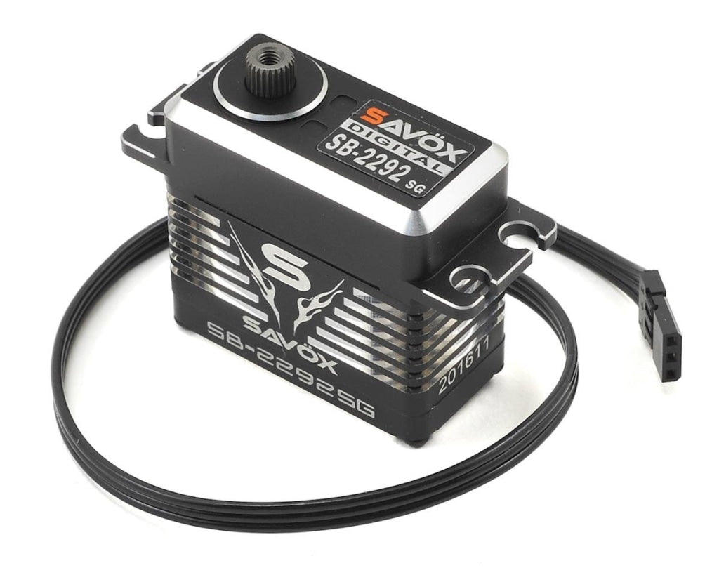 Savox - Monster Performance Brushless Servo Black Edition 0.055Sec / 624.9Oz @ 8.4V En Existencia