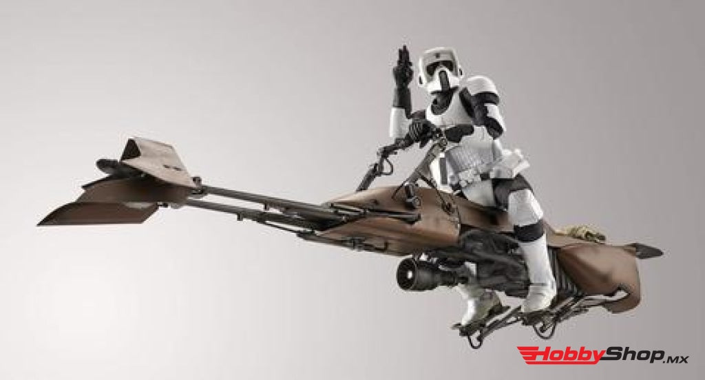 Scout Trooper & Speeder Bike Star Wars Bandai Ban196693 En Existencia