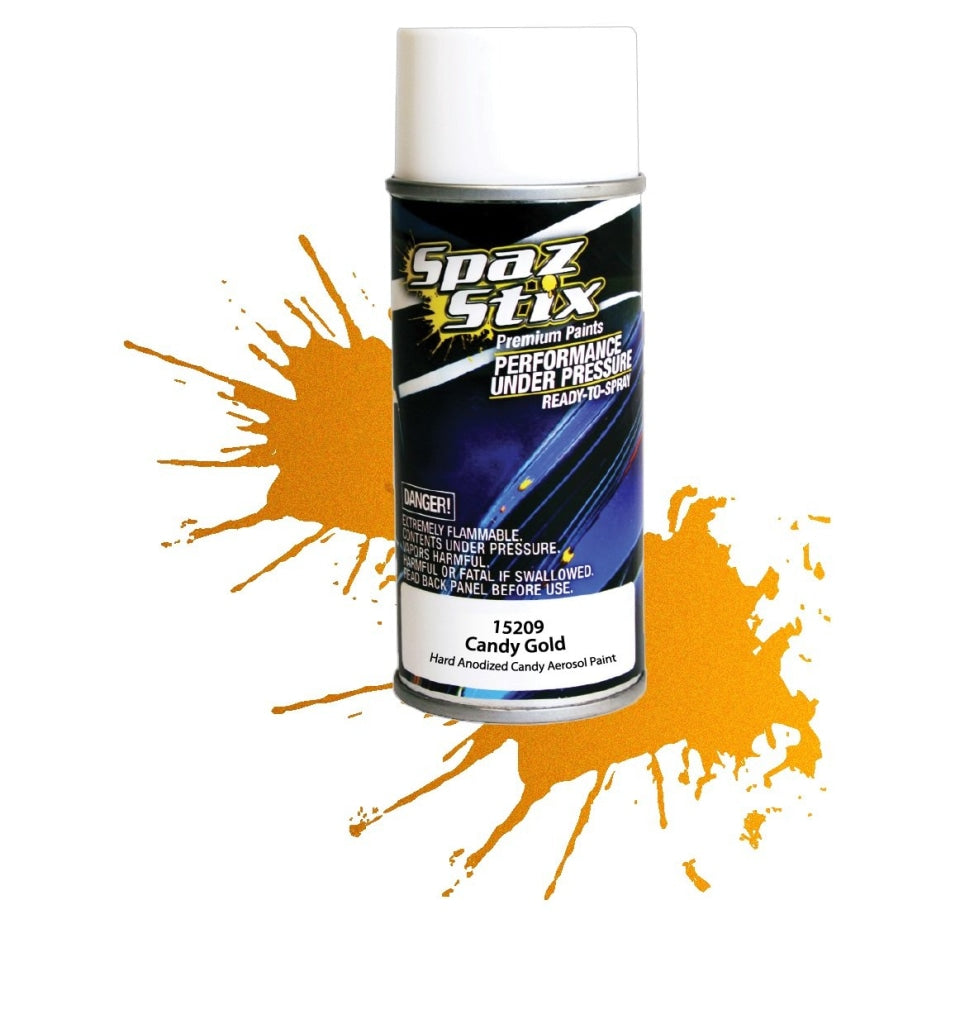 Spaz Stix - Candy Gold Aerosol Paint 3.5Oz Can En Existencia