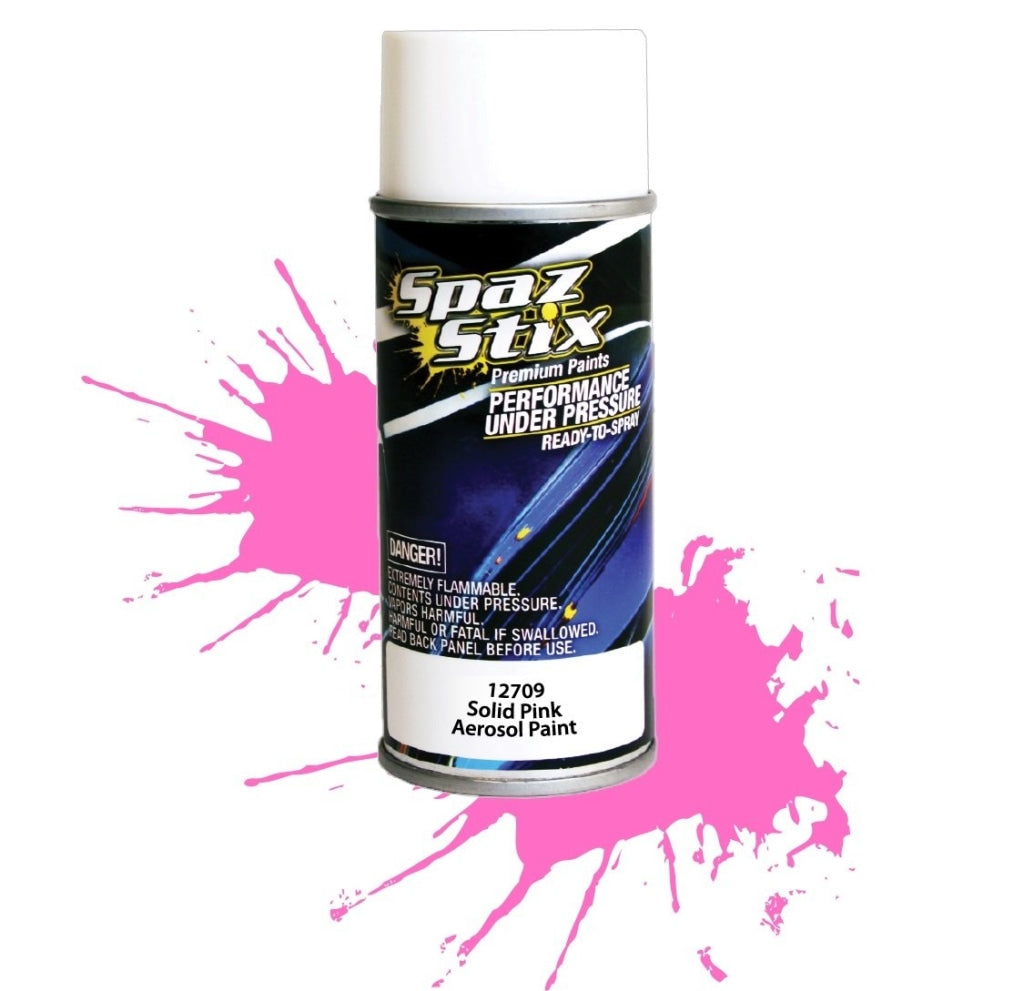 Spaz Stix - Solid Pink Aerosol Paint 3.5Oz En Existencia