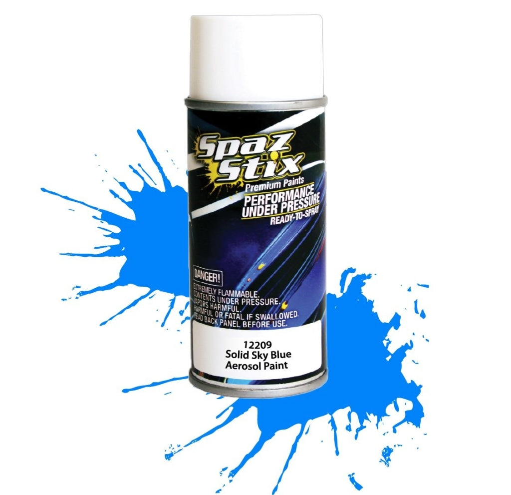 Spaz Stix - Solid Sky Blue Aerosol Paint 3.5Oz En Existencia