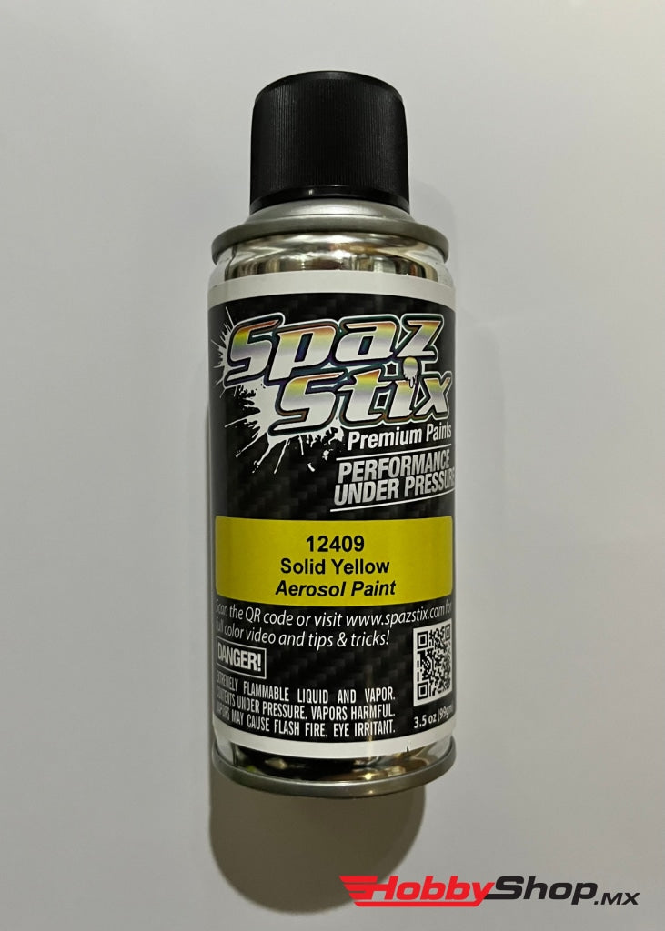 Spaz Stix - Solid Yellow Aerosol Paint 3.5Oz En Existencia