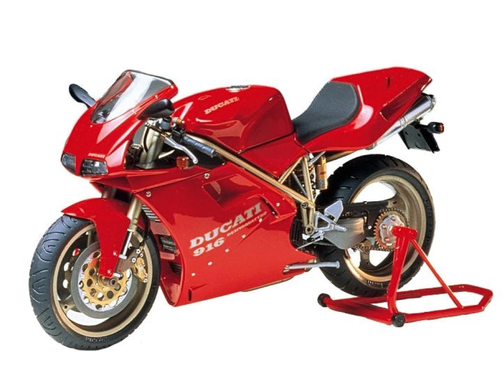 Tamiya - 1/12 Ducati 916 Motorcycle Plastic Model Kit En Existencia