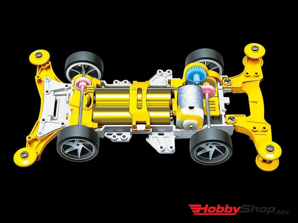 Tamiya - 1/32 Jr Mini 4Wd Yamazaki Racer W/ Vz Chassis En Existencia