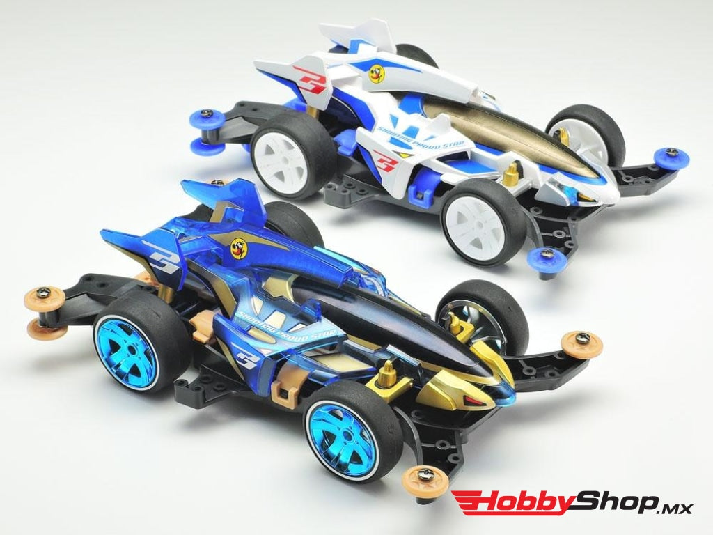 Tamiya - 1/32 Pro Jr Racing Mini 4Wd Shooting Proud Star Blue Sp Kit W/ Ma Chassis Clear En