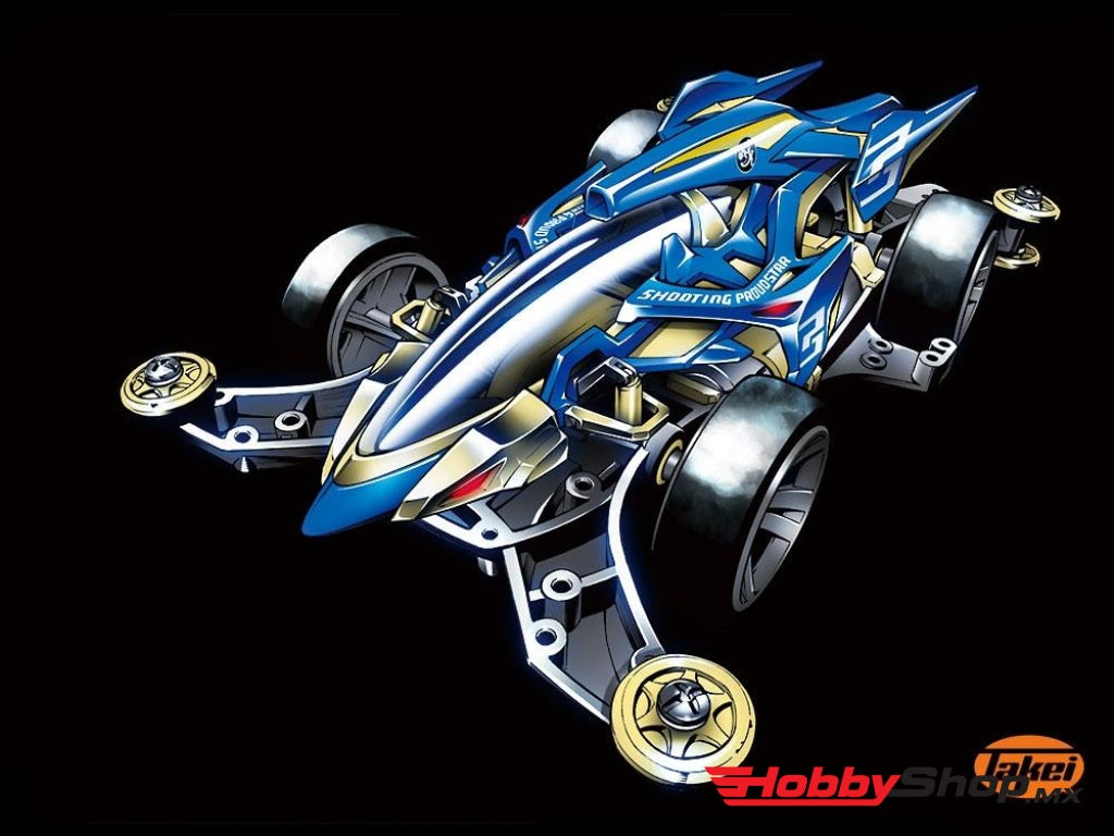Tamiya - 1/32 Pro Jr Racing Mini 4Wd Shooting Proud Star Blue Sp Kit W/ Ma Chassis Clear En
