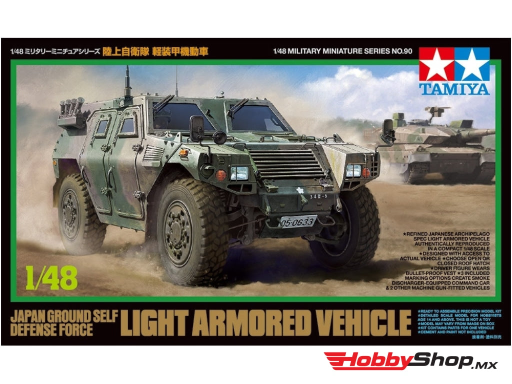 Tamiya - 1/48 Jgsdf Light Armored Vehicle Plastic Model Kit En Existencia