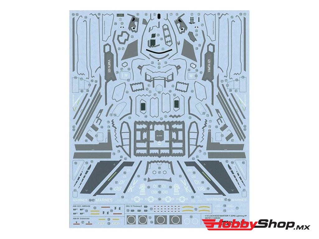 Tamiya - 1/72 F-35B Lightning Ii Plastic Model Airplane Kit En Existencia