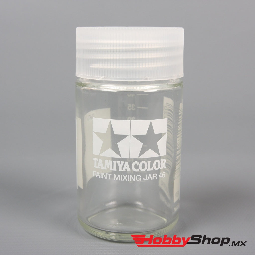 Tamiya - Frasco Para Mezclar Pintura 46Ml Con Medidas En Incrementos De 5Ml Impresas El Lateral En
