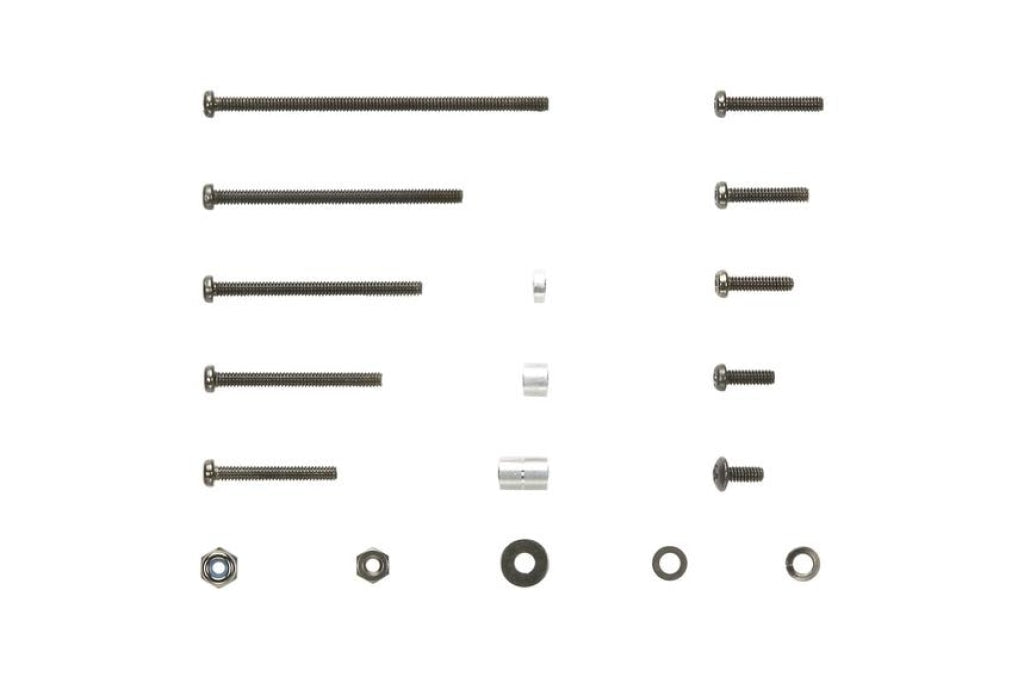 Tamiya - Jr Black Plated Screw Set En Existencia