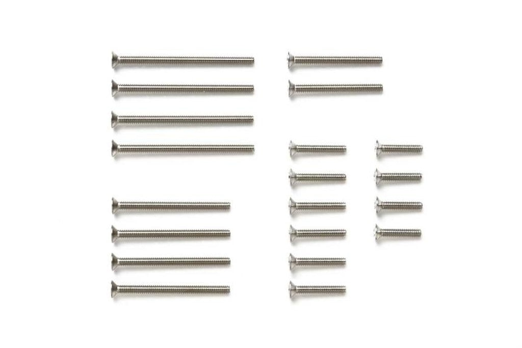 Tamiya - Jr Countersunk Screw Set Stainless Steel En Existencia